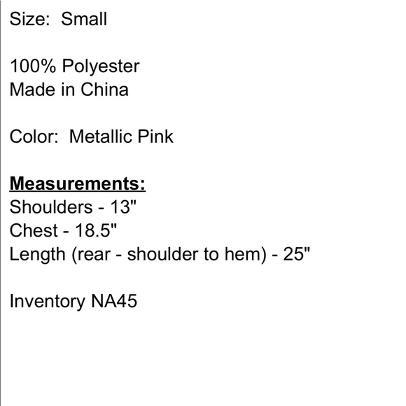 Rachel Roy Metallic Pink Blouse - Picture 7 of 7